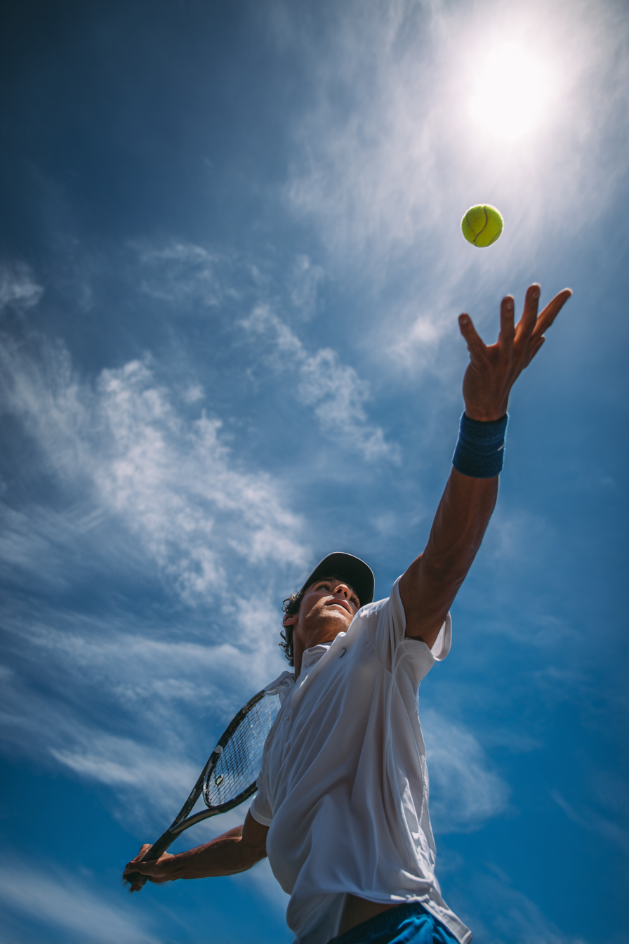 Portrait at the net